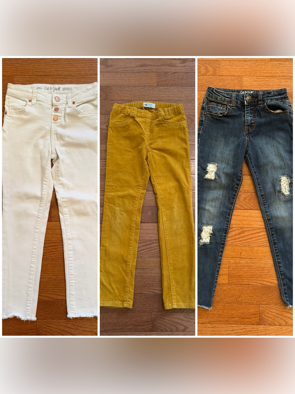 Girls Skinny Jeans Pants Bundle Size 6-7